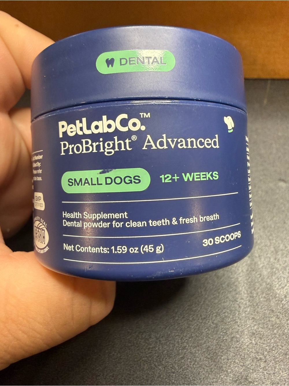 ProBright Advanced Dental Powder for Small Dogs - Blue